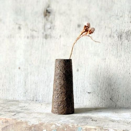 lọ hoa làm từ vật liệu cafe au lait base lọ hoa làm từ vật liệu cafe au lait base